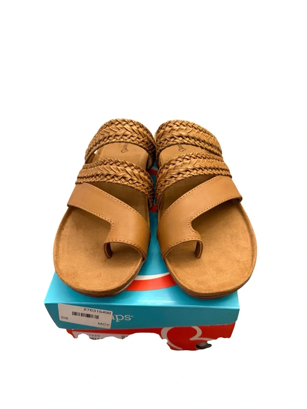 NWT Baretraps Jonelle Caramel Braided Slide Sandals - Women size 11